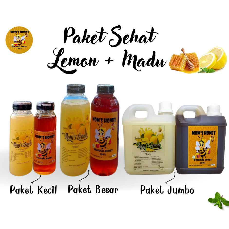 

Madu Moms Honey Plus Sari Lemon / Paket Sehat Sari Lemon & Madu