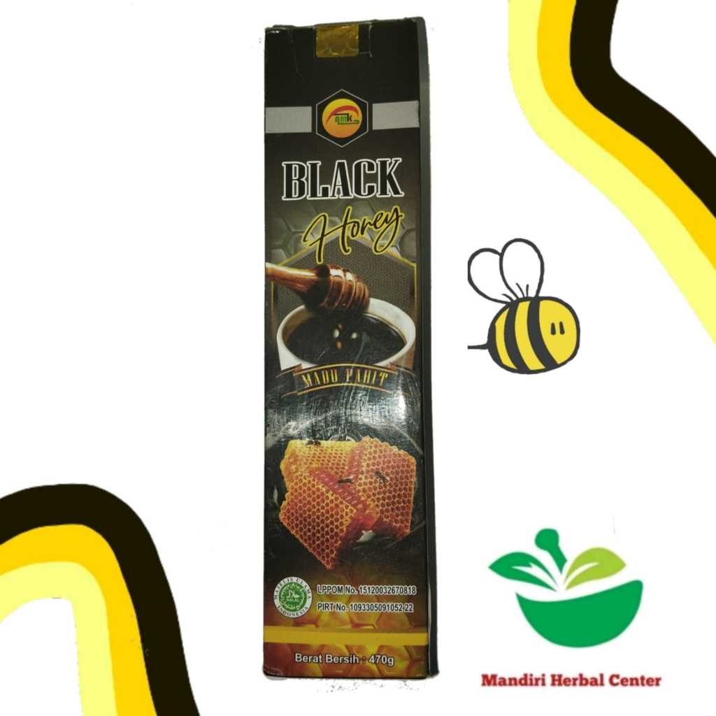 

Madu Black Honey AMK | AMK Black Honey madu hitam pahit 470g