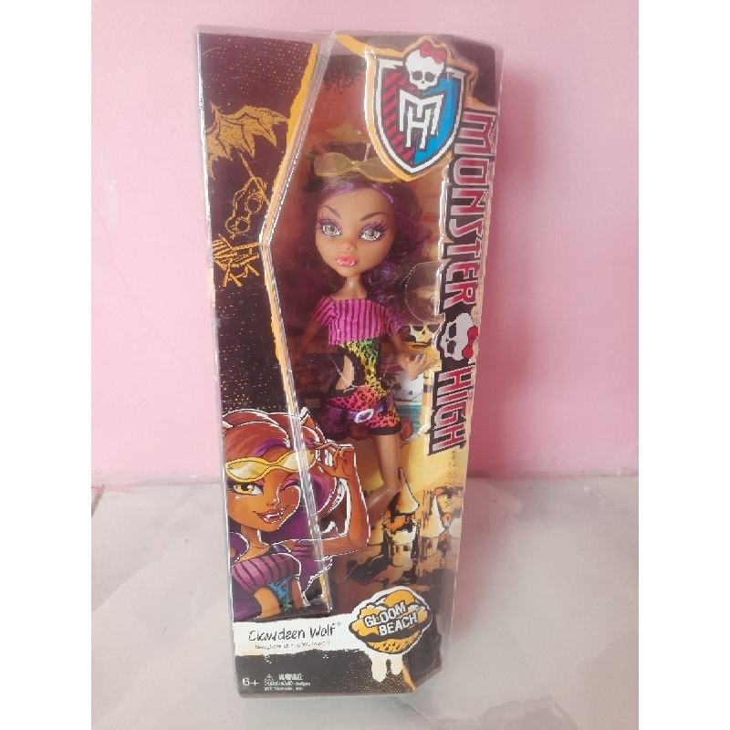 boneka monster high gloom beach clawden wolf