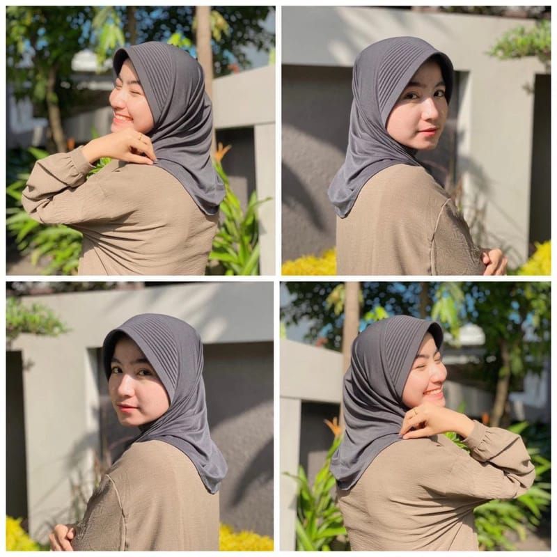 Hijab Sporty/Hijab Instant/Hijab Sport Pet Besar Tebal