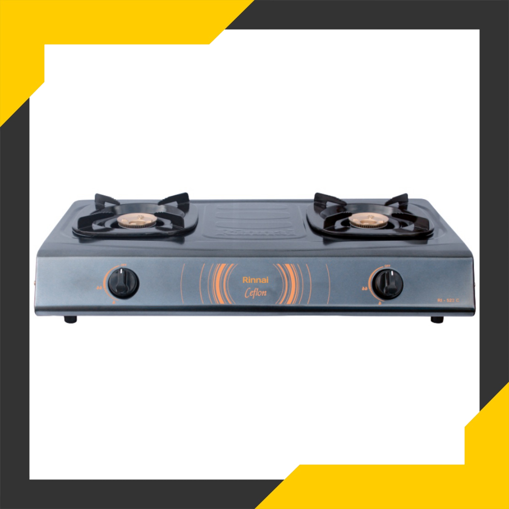 Promo Kompor Gas 2 Tungku/ Kompor Rinnai/ Kompor Rinnai 522C Murah