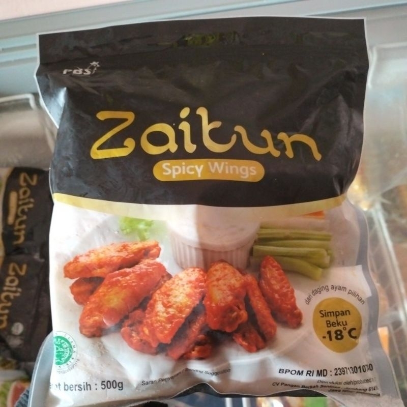 

ZAITUN SPICY WINGS 500GR