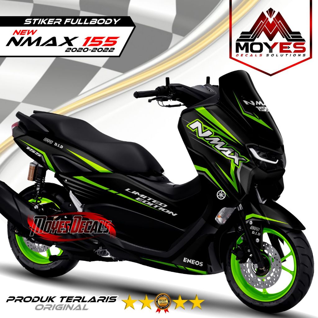 (COD) Decal Variasi Nmax 155 Full Body Stiker Striping Nmax 150 2020 - 2022 Motip terlaris