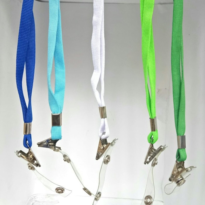 

Lanyard 1 cm Jepitan + Kait Kotak