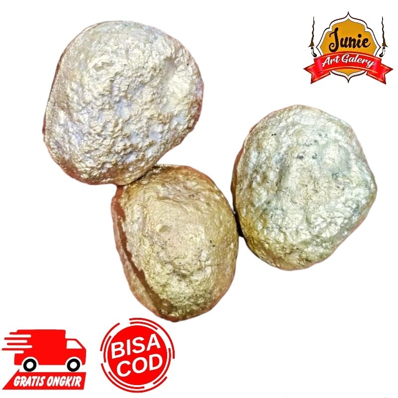 EMAS BONGKAHAN REPLIKA MIRIP ASLI BAHAN KUNINGAN