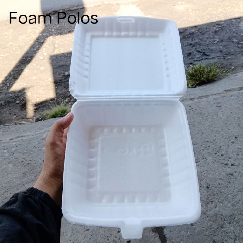Styrofoam Makan Kotak Polos