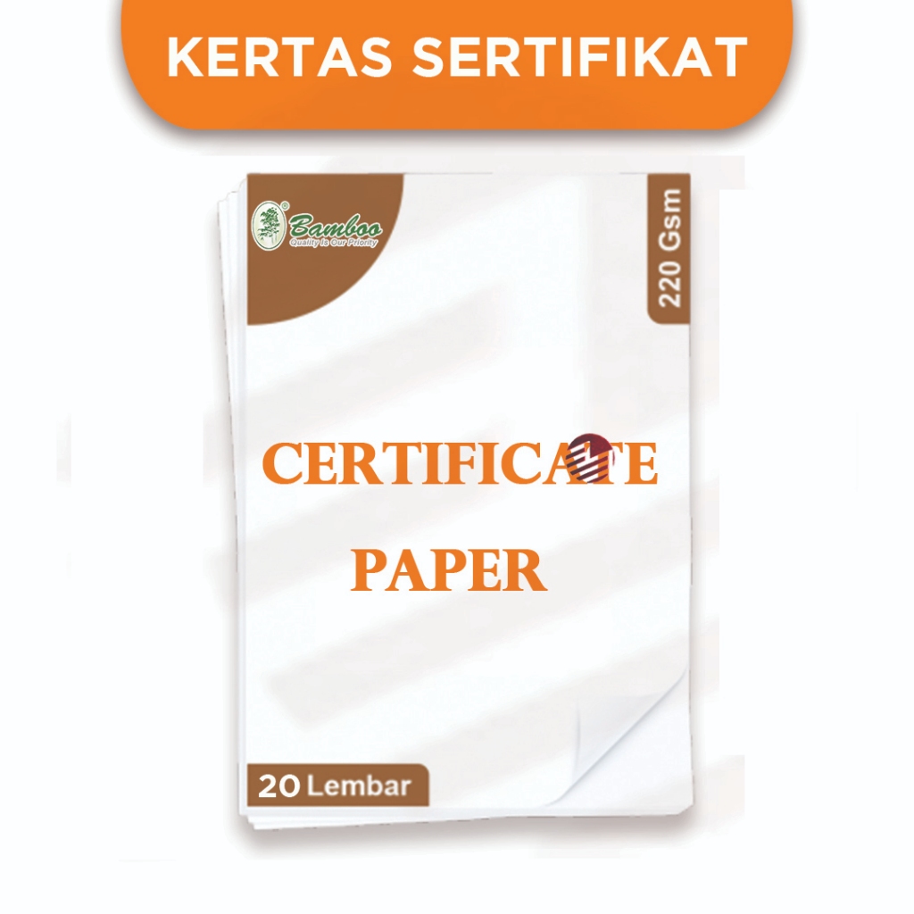 

Kertas Sertifikat / Concorde / Linen Warna A4 & F4 220Gsm Polos
