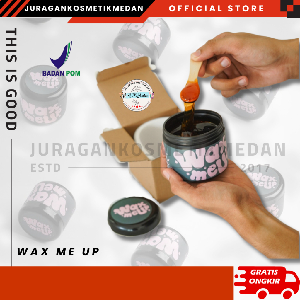 WAX ME UP SUGAR WAXING 350GR BPOM STRONG FORMULA WAX PENCABUT BULU KETIAK BULU BADAN BEST SUGAR WAX
