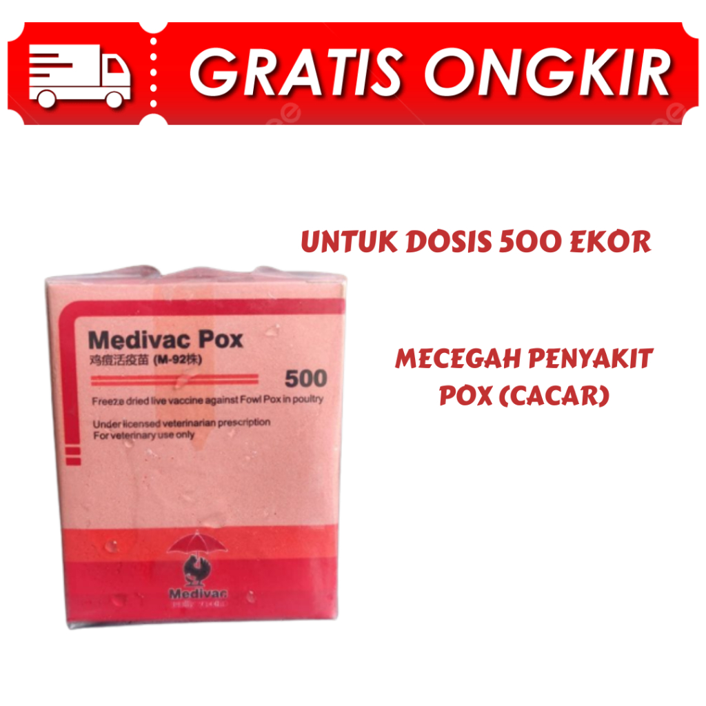 Vaksin Medivac Pox 500 Vaksin Ayam