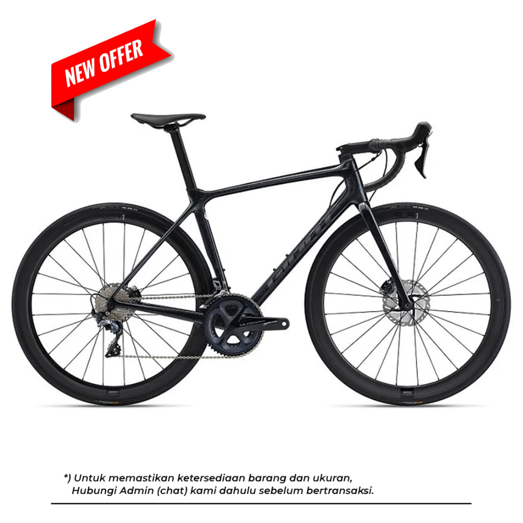 Sepeda Roadbike GIANT TCR ADPRO 1 Disc Black Diamond
