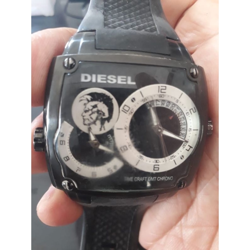 DIESEL DZ 1395 Jam Tangan Pria Dual time second 852
