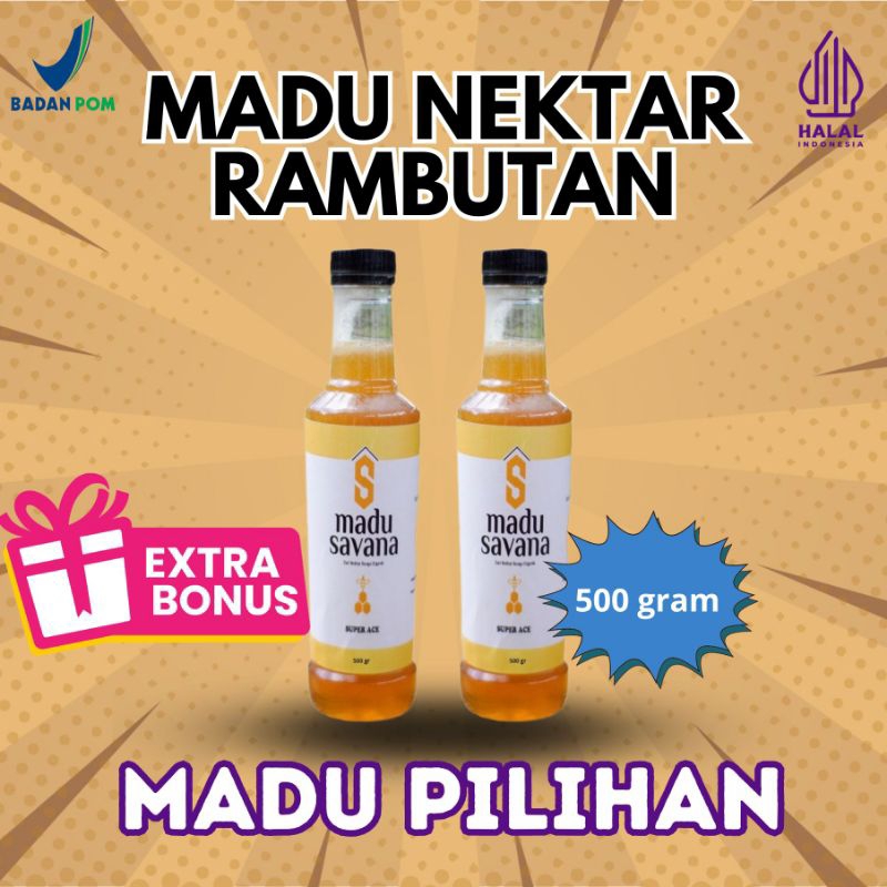 

Madu Rambutan Super Alami Original Madu Savana