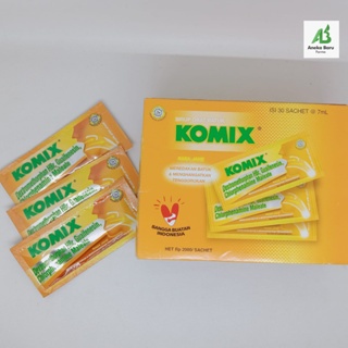 KOMIX RASA JAHE 7ML / MEREDAKAN BATUK 1BOX