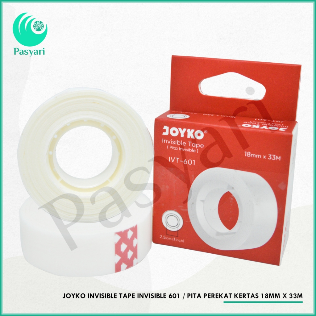 

JOYKO INVISIBLE TAPE INVISIBLE 601 / Pita Perekat Kertas 18mm x 33M