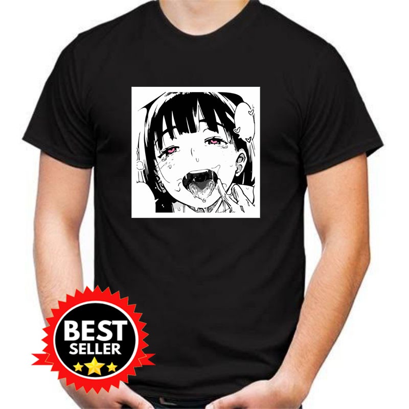 T-Shirt Ahegao Shirt Anime Tee Manga Kaos