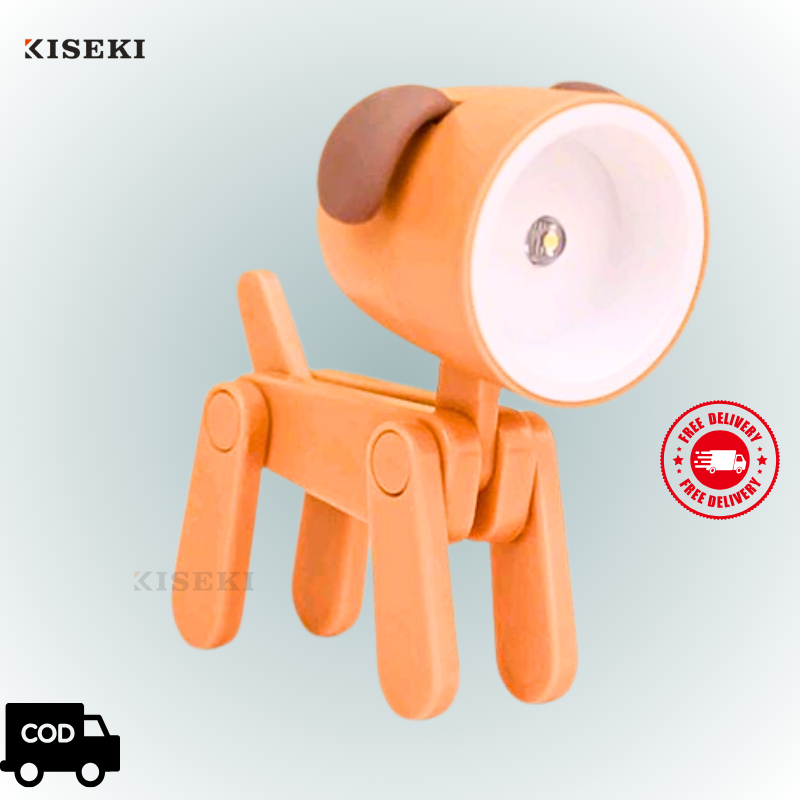 Kiseki Lampu Tidur LD18A Puppy | Night Lamp | Lampu Lampu Meja | Lampu Baterai | Lampu Mini | Lampu 