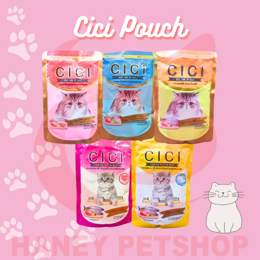 Cici Wet Food Kucing Sachet | Pouch Sachet | Makanan Basah Kucing