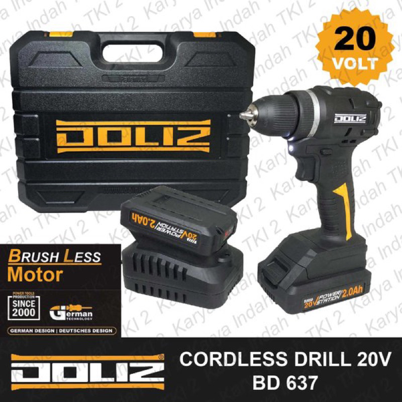 CORDLESS DRILL BRUSHLESS DOLIZ BD637