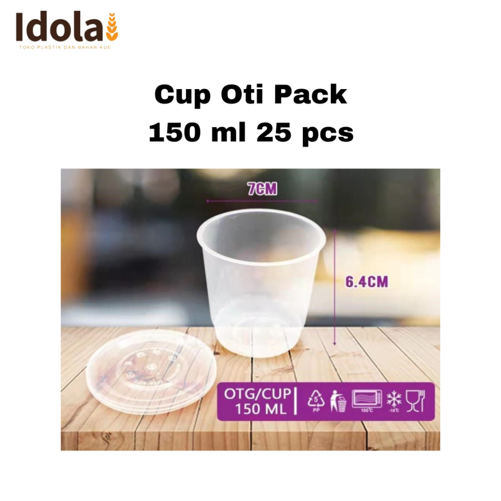 Cup Puding 150ml Gelas Plastik OTI Pack
