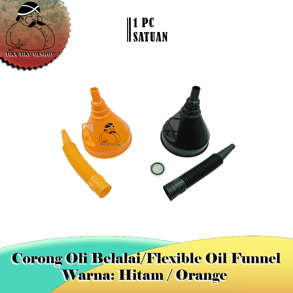 Corong belalai/flexible buat oli