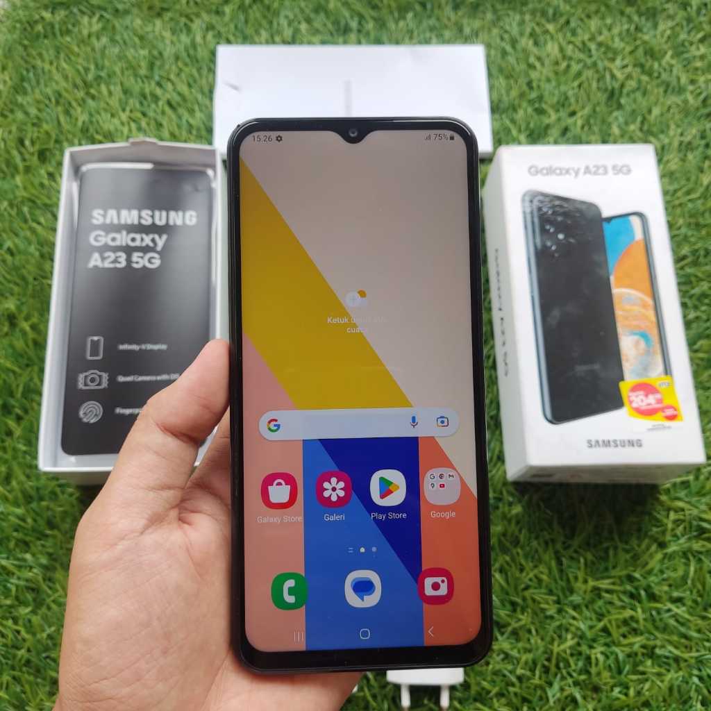 SAMSUNG A23 5G SECOND 6/128GB & 8GB RAM 128GB HP SECOND HANDPHONE SECOND HP SEKEN HP BEKAS HP MURAH