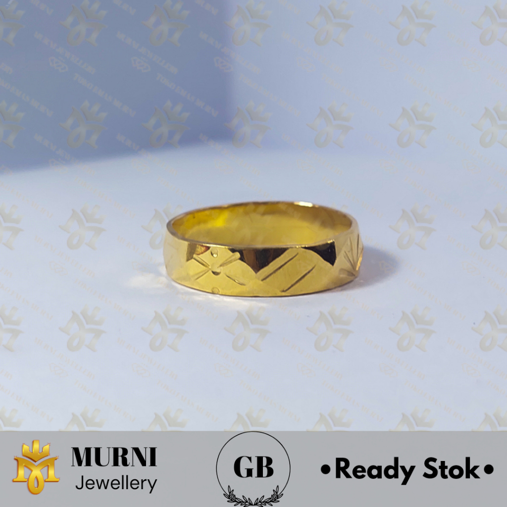 Cincin Emas Muda Asli GB/G150 Model Kembang Kipas - Toko Emas Murni