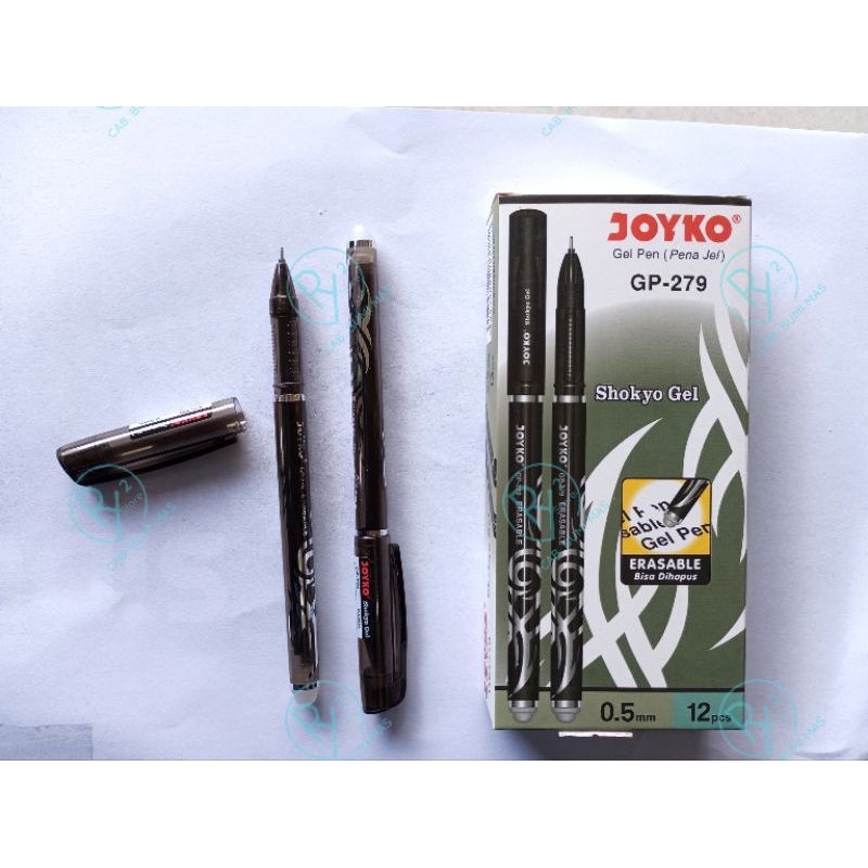 

(12PCS) PULPEN GEL ERASABLE / BISA DIHAPUS MERK JOYKO PACK
