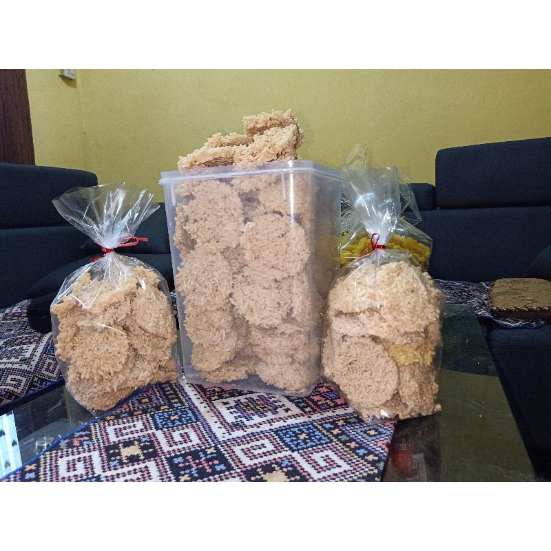 

(BISA COD)Rengginang Mentah 600 gram isi 60 rasa udang Rebon, Bawang, Terasi, Rasa Premium