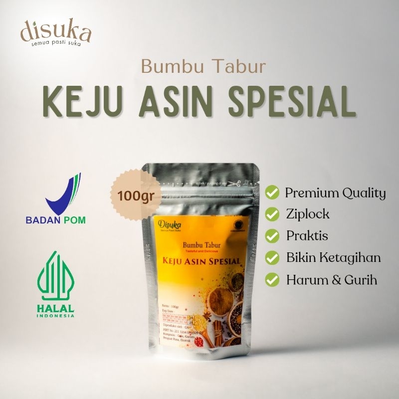 

Bumbu Bubuk KEJU ASIN SPESIAL 100 gram