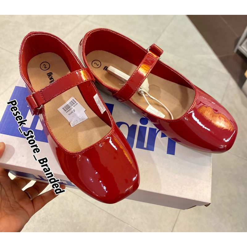 Sepatu anak payles Fioni girl sale size 33’5 warna merah