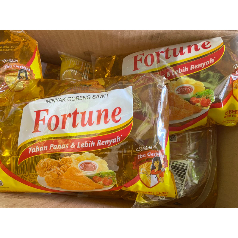 

(JATENG) minyak FORTUNE 1L (isi 2pcs)