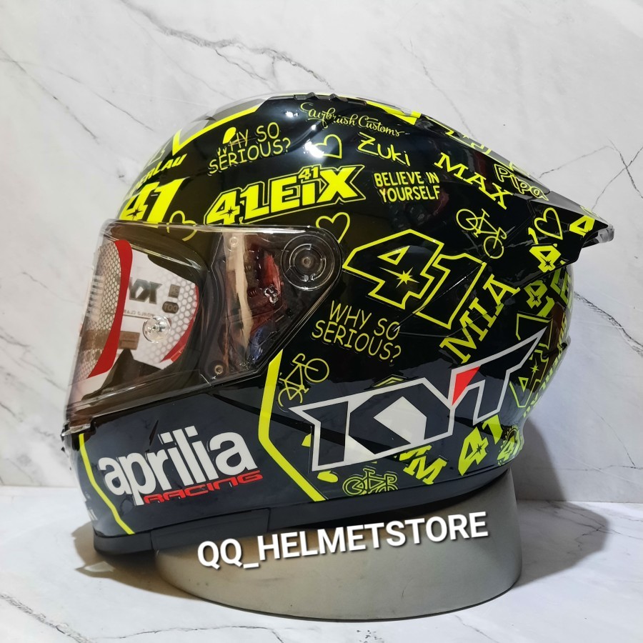 HELM KYT STRIKER REPAINT ESPAGARO 2020 HLEM KYT REPAINT FULLFACE