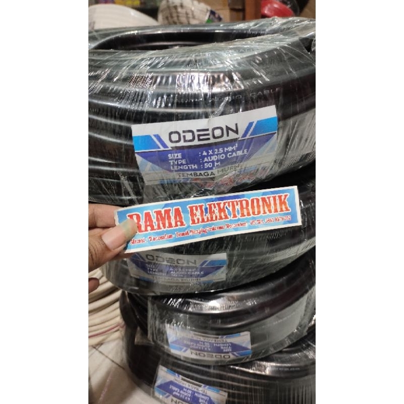 KABEL SPEAKER ODEON 4X2,5 4 X 2 4 ODEON 4X2 5 KABEL SOIKER AUDIO ODEON 4X2 5