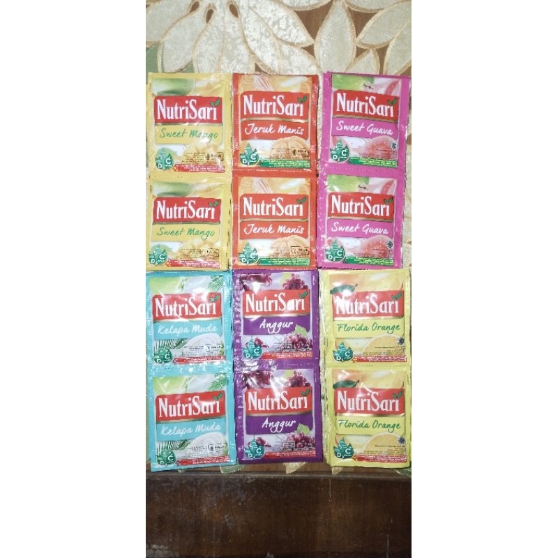 

nutrisari renceng isi 10 sachet