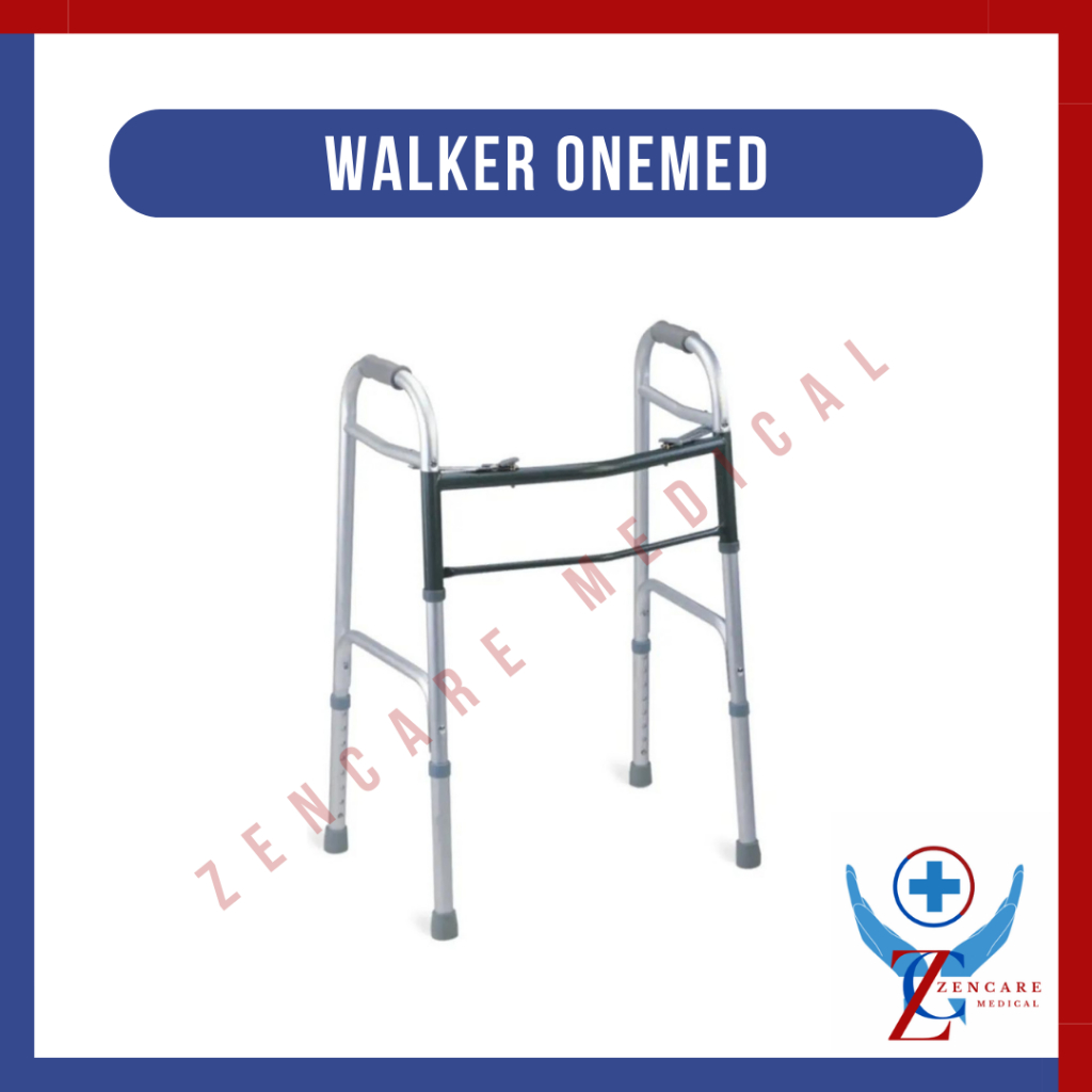 Tongkat Walker OneMed / Alat Bantu Jalan Lansia