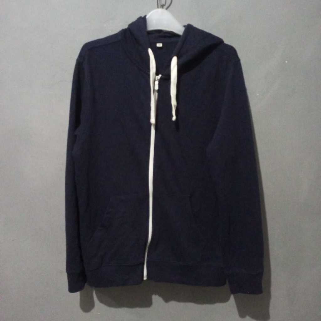 Hoodie Zipper polos black Basic Sweater Ziper Sweater Hoodie Zipper Polos Pria wanita