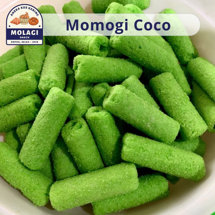 

Stik Momogi Rolls rasa Cocopandan 250 Gram - Molagi Snack