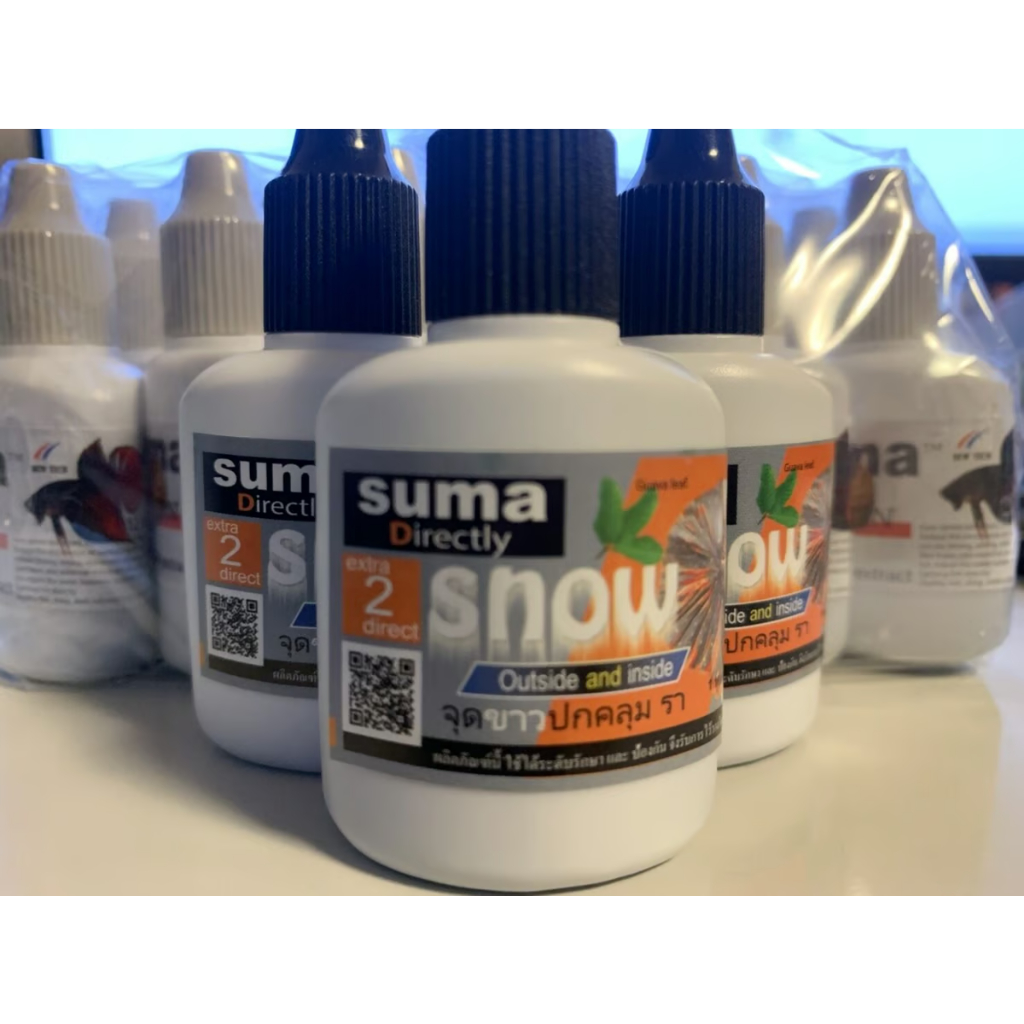 🇮🇩 [LANGSUNG DARI FACTORY] SUMA SNOW 12 ML 100% ORIGINAL THAILAND PENGOBATAN WHITE SPOT ATAU ICH PAD