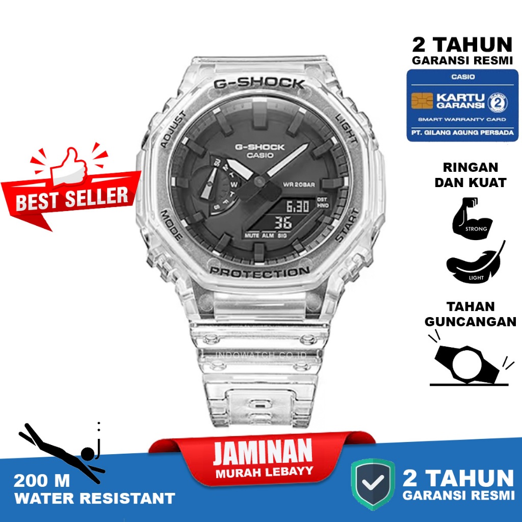 Casio G-Shock carbon core GA-2100SKE-7A original garansi resmi
