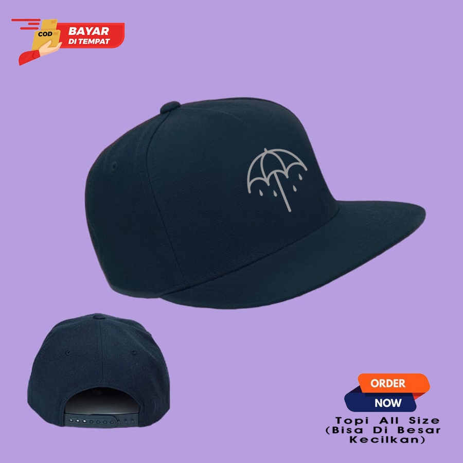 LASTHOPE / TOPI SNAPBACK DISTRO LOGO BMTH PAYUNG GRAY