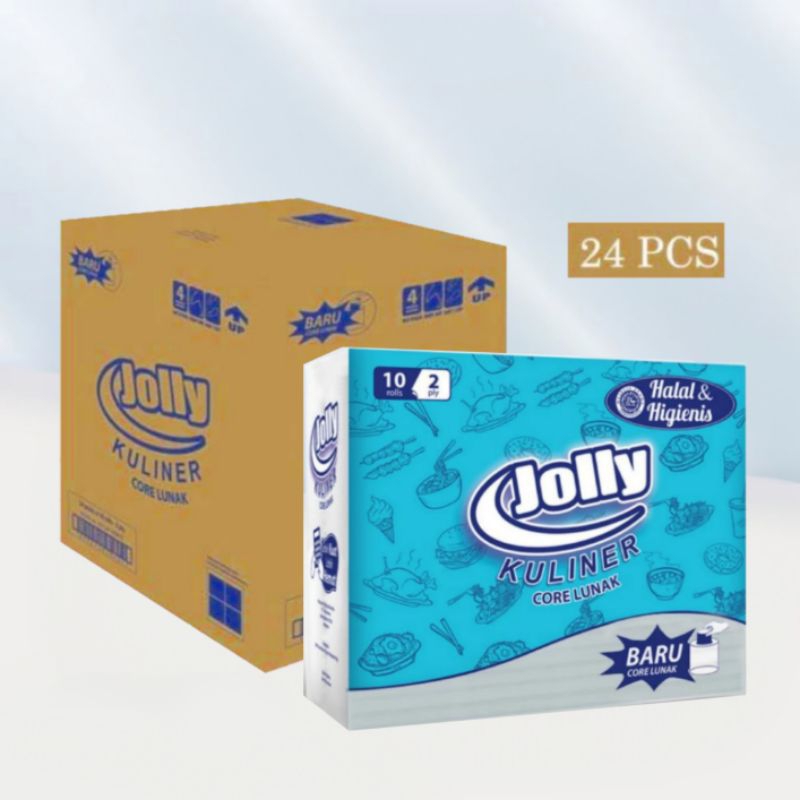 (1 Karton Isi 24 Pack) Tissue Jolly 700 Gram