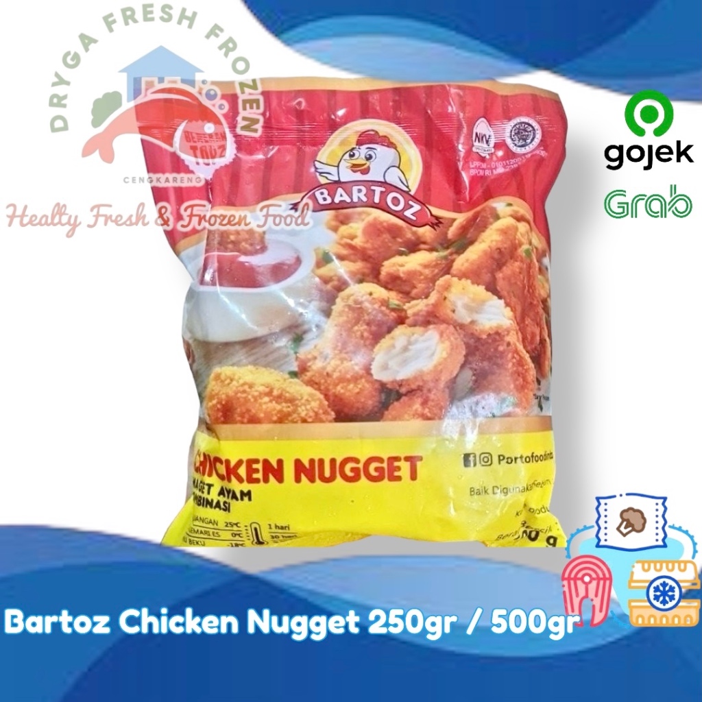 

Bartoz Naget Ayam Kombinasi Beku Chicken Nugget 250gr 500gr