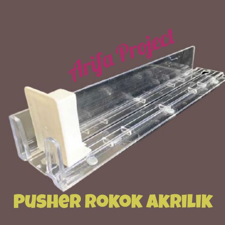 SDKZ5437 Ready Stok  Pusher Rokok Akrilik / Rak Rokok Akrilik