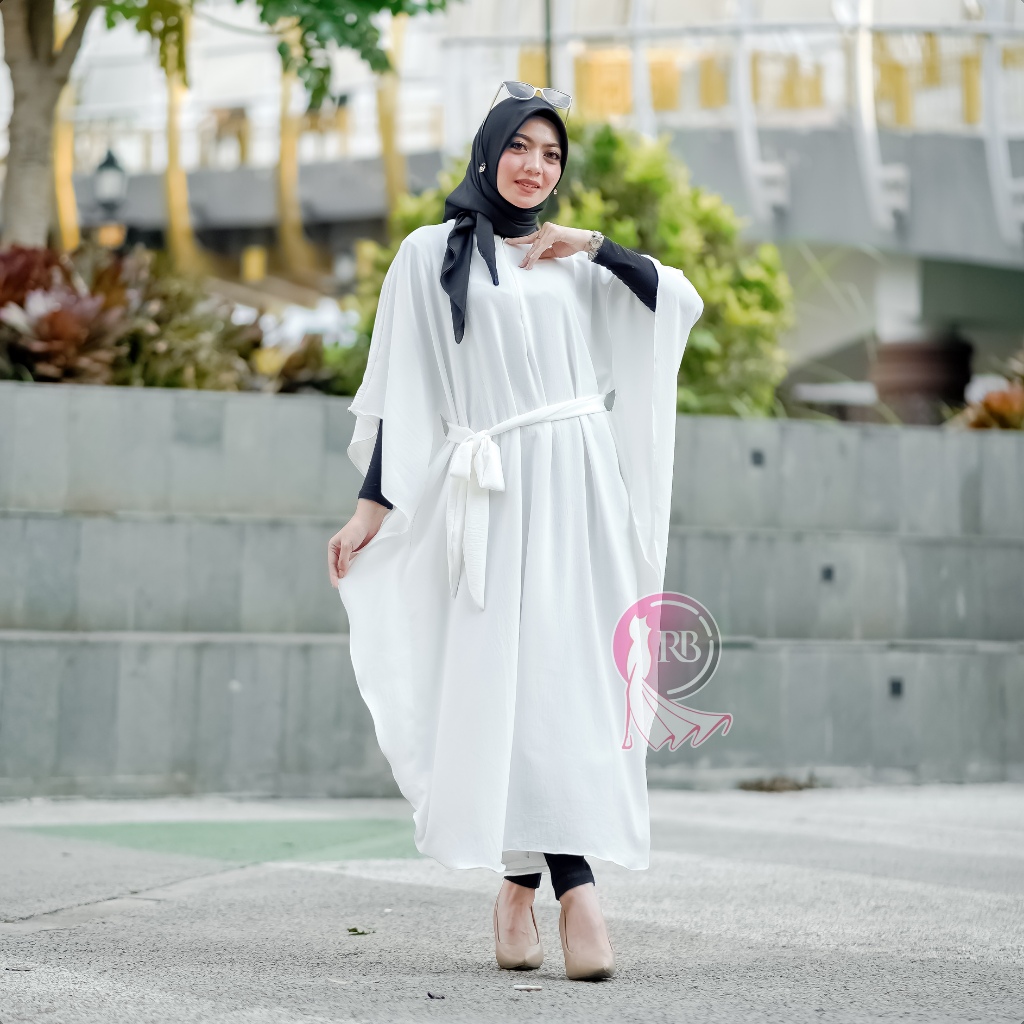 kaftan polos cringkrel airflow Gamis Remaja Terbaru kaftan Lembaran terbaru