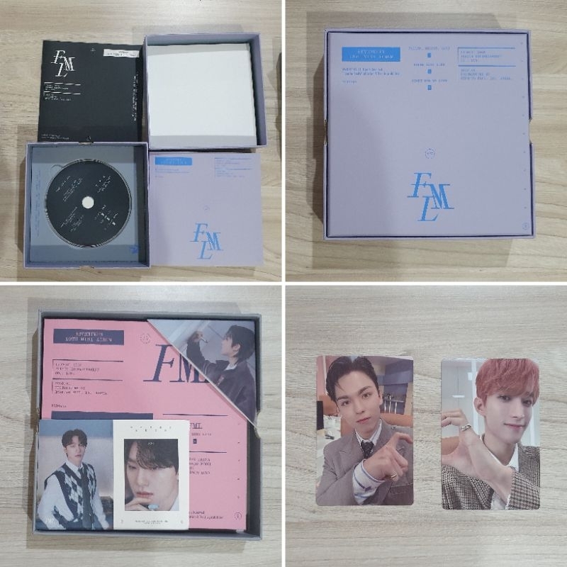 SEVENTEEN ALBUM FML FADED MONO LIFE FML DELUXE FML VERNON DK PHOTOCARD