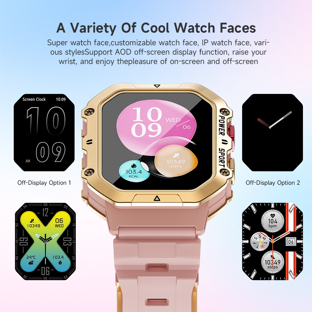 Skmei jam tangan wanita  smart watch olahraga anti air 1atm jam android sport touch screen jam tangan pintar