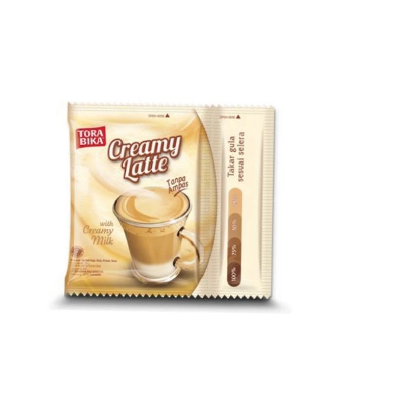 

Torabika creamy latte isi 10sachet