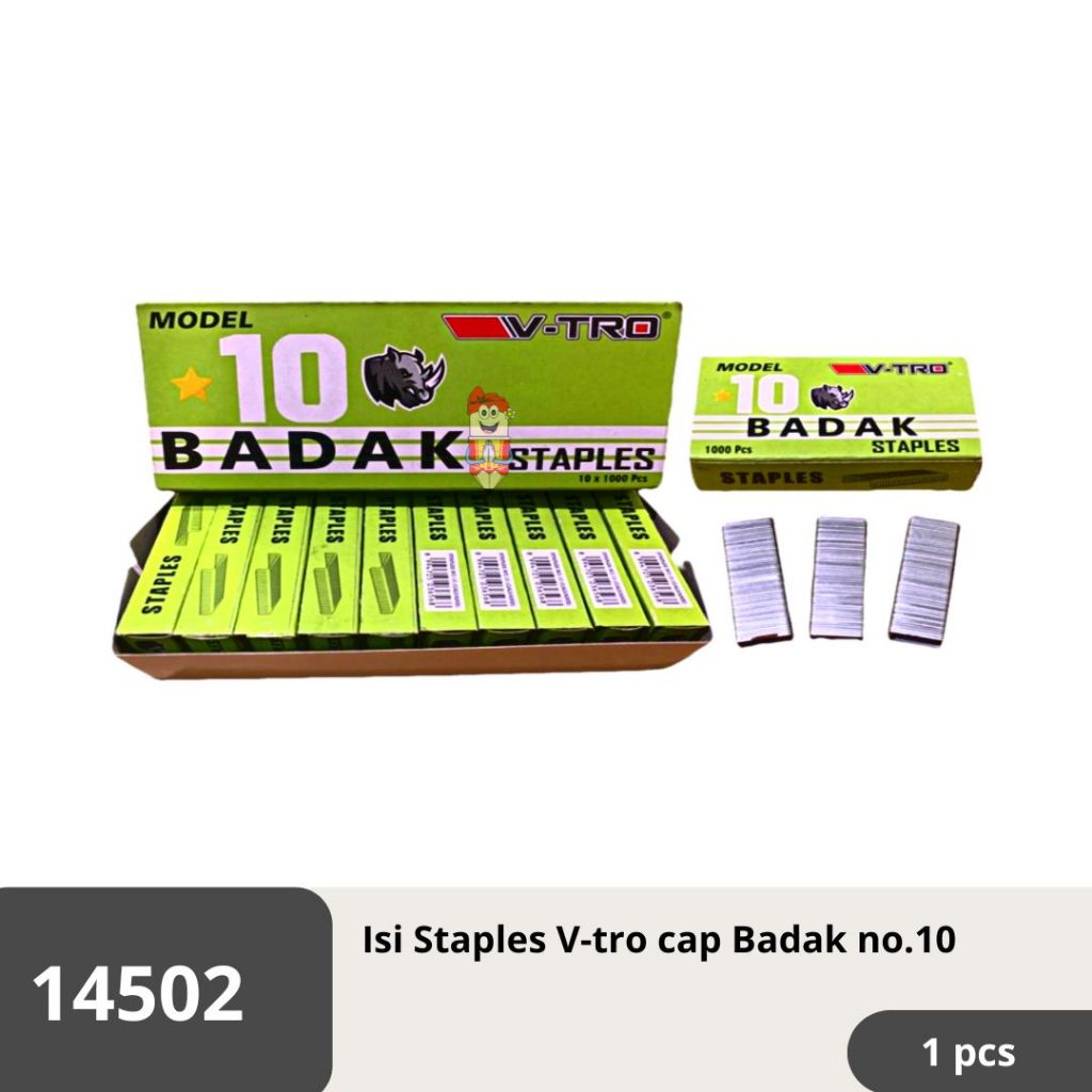 

Isi Staples V-Tro cap Badak HD-10D
