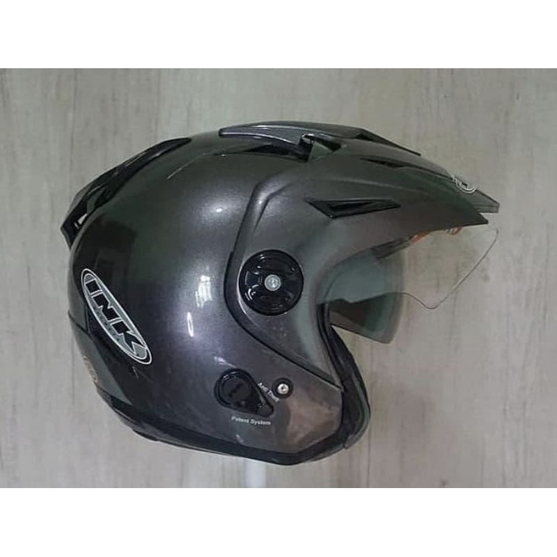 HELM INK T1 GUNMETAL DOBEL VISOR