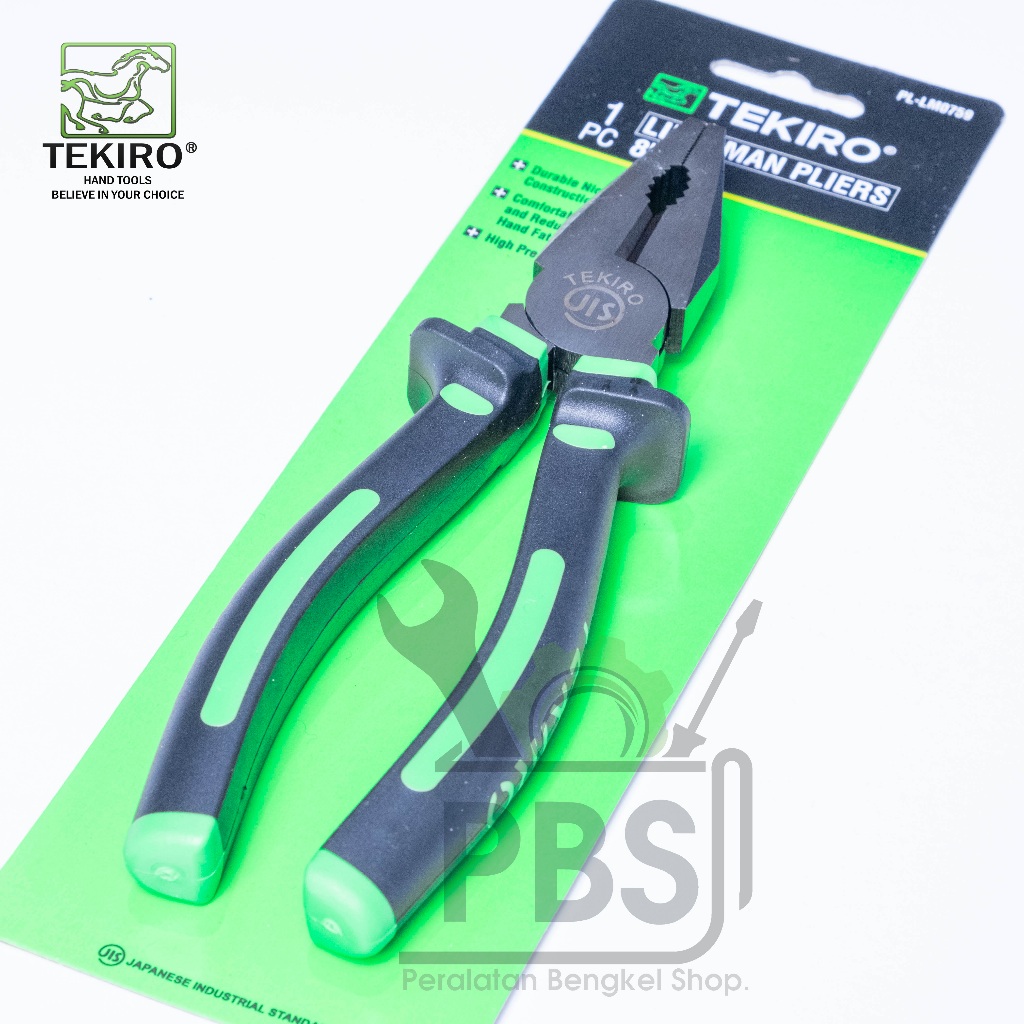 Tang kombinasi TEKIRO 8" ORIGINAL . tang penjepit pemotong . Alat bengkel tekiro .